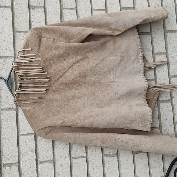 Tan Suade Jacket - Picture 8 of 9
